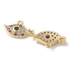 Brass Micro Pave Clear Cubic Zirconia Pendants&nbsp;KK-Q031-47G-03