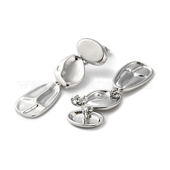 Rack Plating Brass Dangle Stud Earring&nbsp;EJEW-H099-02P