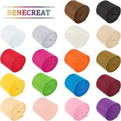 Non Woven Fabric Embroidery Needle Felt for DIY Crafts&nbsp;DIY-WH0156-92F