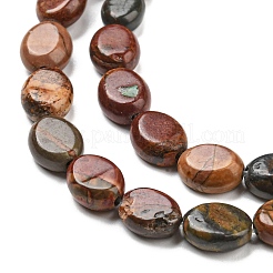 Natural Polychrome Jasper/Picasso Stone/Picasso Jasper Beads Strands&nbsp;G-E444-46B