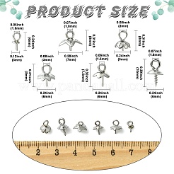 60Pcs 6 Styles 304 & 201 Stainless Steel Cup Peg Bails&nbsp;STAS-CJ0003-07