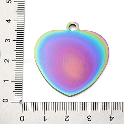 201 Stainless Steel Pendants&nbsp;STAS-R002-09A