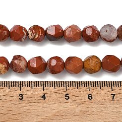 Natural Red Jasper Beads Strands&nbsp;G-F826-D02-01