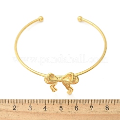 304 Stainless Steel Cuff Bangles&nbsp;BJEW-B107-01G