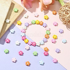 45Pcs 9 Color Baking Paint Alloy Handmade Beads&nbsp;FIND-CJ0002-74