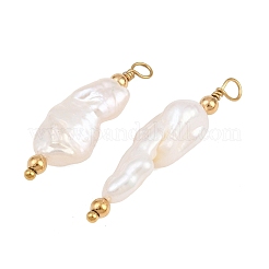 Natural Baroque Keshi Pearl Pendants&nbsp;PA-CBA0A45-05G