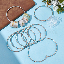 22Pcs Iron Loose Leaf Book Binder Hinged Rings&nbsp;FIND-UN0010-17