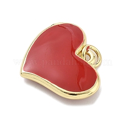 Brass Enamel Pendants&nbsp;KK-K368-41G