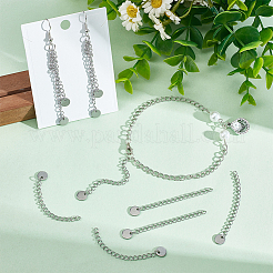 50Pcs 304 Stainless Steel Curb Chain Extender&nbsp;STAS-UN0053-98