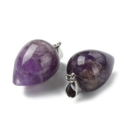 Natural Amethyst Pendants&nbsp;GG-K002-13R