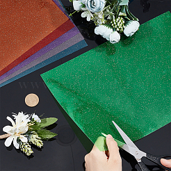 6Sheets 6 Colors Vinyl Leather Fabric Sheets&nbsp;DIY-AR0002-21