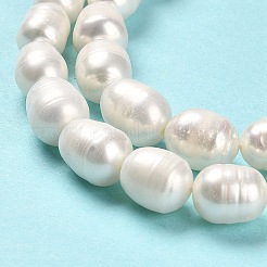 Natural Cultured Freshwater Pearl Beads Strands&nbsp;PEAR-E016-062