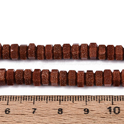 Synthetic Goldstone Beads Strands&nbsp;G-N357-14A-02