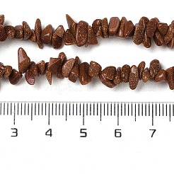 Synthetic Goldstone Chip Beads Strands&nbsp;G-D093-A02