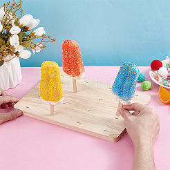 Wooden Ice Cream Stand&nbsp;AJEW-WH0596-040