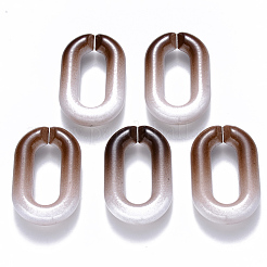 Two Tone Opaque Acrylic Linking Rings&nbsp;OACR-S036-006A-M02