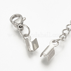 Tarnish Resistant 201 Stainless Steel Chain Extender&nbsp;STAS-S076-92