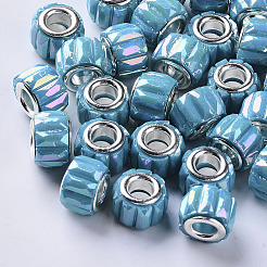 Opaque Resin European Beads&nbsp;RPDL-Q023-A-A