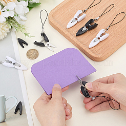 6Pcs 2 Colors Mini Stainless Steel Scissors&nbsp;AJEW-SP0006-27
