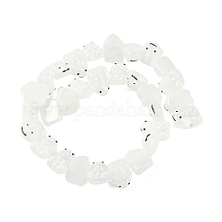 Transparent Glass Enamel Beads Strands&nbsp;GLAA-B021-05A