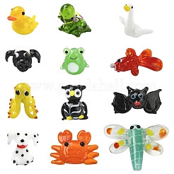 5Pcs Handmade Lampwork Beads&nbsp;LAMP-YW0001-39