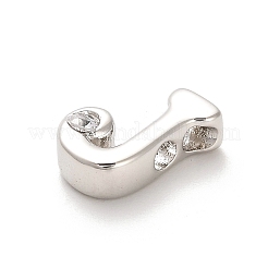Rack Plating Brass Cubic Zirconia Beads&nbsp;KK-L210-008P-J