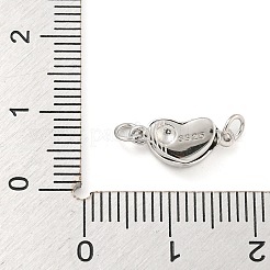 925 Sterling Silver Box Clasps&nbsp;STER-B005-43P-01