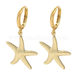 Brass Hoop Earrings&nbsp;EJEW-Q036-03C-G