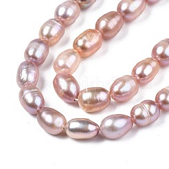 Natural Cultured Freshwater Pearl Beads Strands&nbsp;PEAR-N012-06A