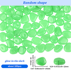 100Pcs Luminous Resin Beads Display Decoration&nbsp;RESI-SP0001-47B