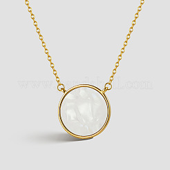 316 Surgical Stainless Steel Micro Pave Clear Cubic Zirconia Sun with Moon Pendant Necklaces for Women&nbsp;WG49F96-01