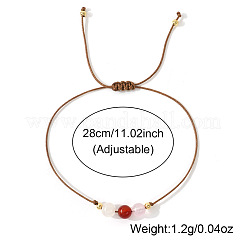 Natural Agate Beads Braided Bead Bracelets for Women&nbsp;LN7466