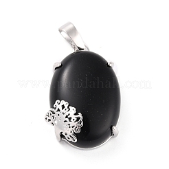Natural Obsidian Pendants&nbsp;G-C235-03E-RS