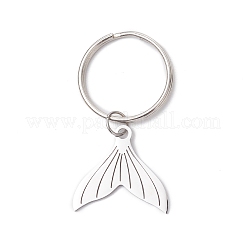 Ocean Theme 304 Stainless Steel Keychains&nbsp;KEYC-JKC01213-04