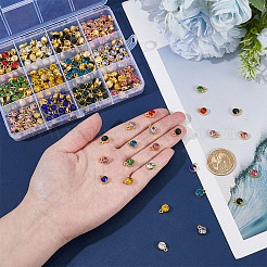 240Pcs 12 Colors Alloy Charms&nbsp;RGLA-OC0001-55G