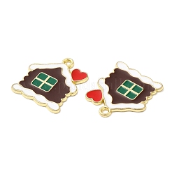 Christmas Alloy Enamel Pendants&nbsp;ENAM-D050-13C-01G