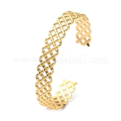 304 Stainless Steel Cuff Bangles&nbsp;BJEW-F457-03G