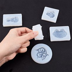 Buddhaist DIY Pendant Silicone Molds Kits&nbsp;DIY-OC0002-86