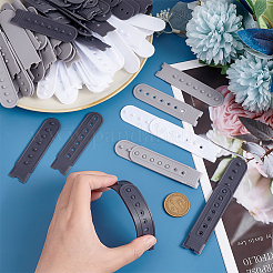 60 Sets 3 Colors 7-Holes Replacement Fasteners Buckle Extender Baseball Cap Cowboy Hat Snap Strap Clip&nbsp;FIND-OC0002-78