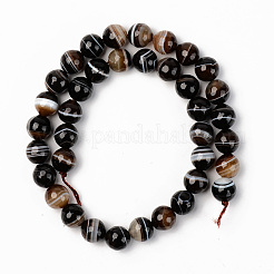 Natural Botswana Agate Beads Strands&nbsp;G-S369-007D-B