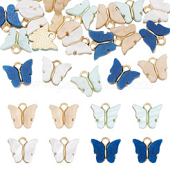 20Pcs 4 Colors Acrylic Charms&nbsp;MACR-TA0002-55A