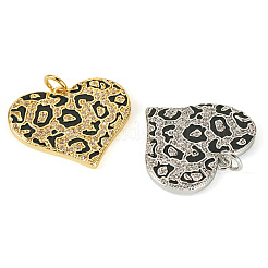 2Pcs 2 Colors Brass Micro Pave Cubic Zirconia Pendants&nbsp;KK-TA0002-20