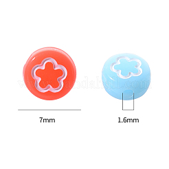 Opaque Acrylic Beads&nbsp;MACR-YW0001-18D