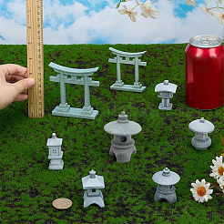 8Pcs 8 Styles PVC Lighthouse Display Decorations&nbsp;DJEW-FG0001-40