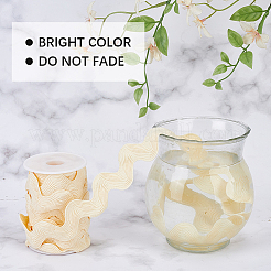10 Yards Polyester Wave Lace Trim Ribbon&nbsp;OCOR-GF0005-96