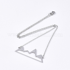 Non-Tarnish 201 Stainless Steel Pendant Necklaces&nbsp;NJEW-T009-JN104-1-40