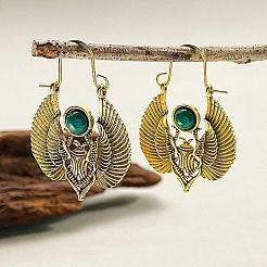 Moth Alloy Hoop Earrings&nbsp;WH-WGD1211-01