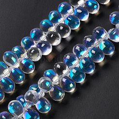Electroplate Glass Beads Strands&nbsp;X-EGLA-L031-AB01