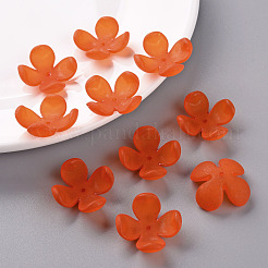 Frosted Acrylic Bead Caps&nbsp;MACR-S371-06A-726