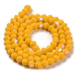 Opaque Solid Color Imitation Jade Glass Beads Strands&nbsp;LS-GLAA-F029-P4mm-D04